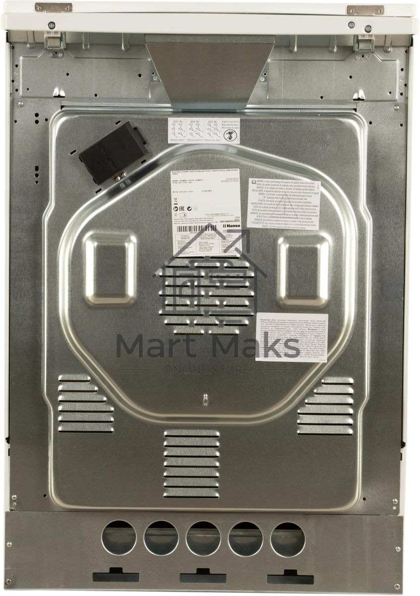 Плита электрическая Hansa FCEW63010 белый, конфорок 4 шт, духовка 69 л, 60 см x 85 см x 60 см