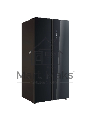 Холодильник Korting KNFS 91797 GN черный двухкамерный 335/175л морозилка сбоку, No Frost, Side by Side