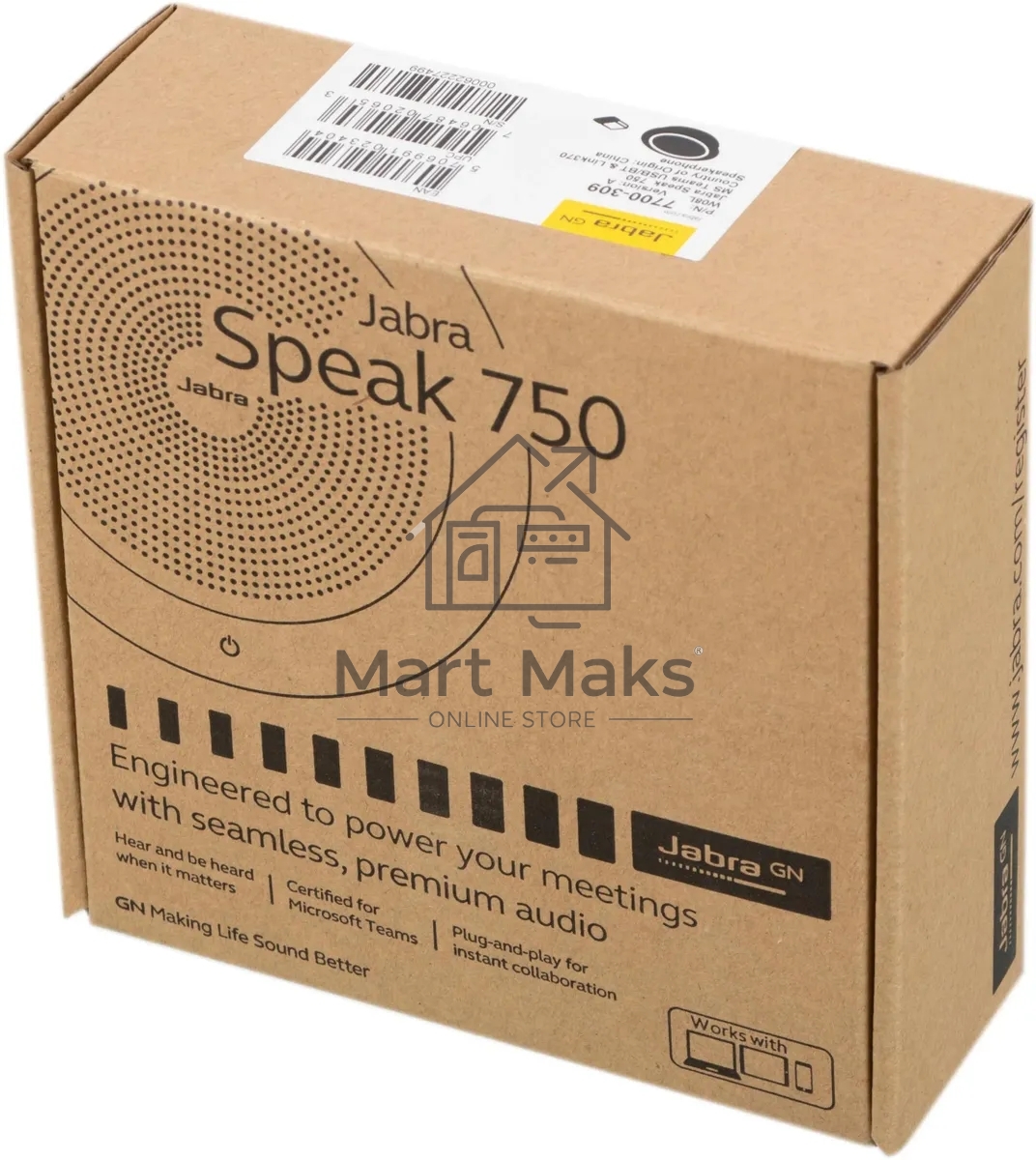 Спикерфон Jabra Speak 750 MS, черный