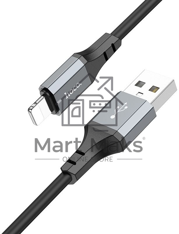 Кабель Hoco X92 Honest IP USB (m)-Lightning (m) 3м черный коробка