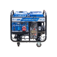 Электрогенератор дизельный ТСС SDG 6000EH3A, 6.5 кВт, 77 дБ, 114 кг