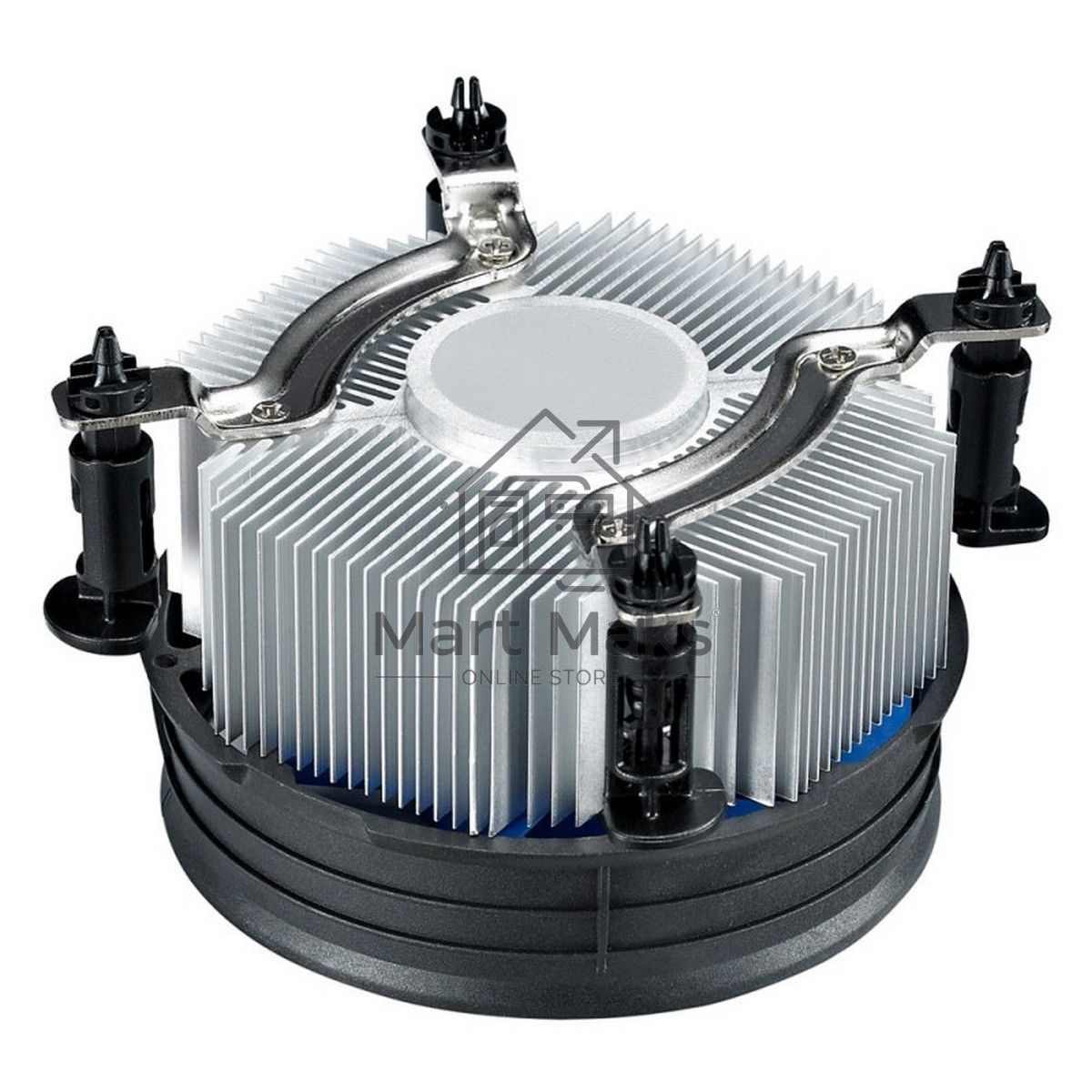 Кулер для процессора DEEPCOOL THETA 21 PWM черный/синий, 92 мм, алюминий, 2400 об/мин, 33.4 дБ, 4 pin, 95 Вт, 60.5 мм