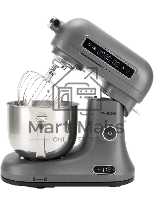 Миксер планетарный Hyundai HYM-S8551 1600 Вт, 5 л, серебристый