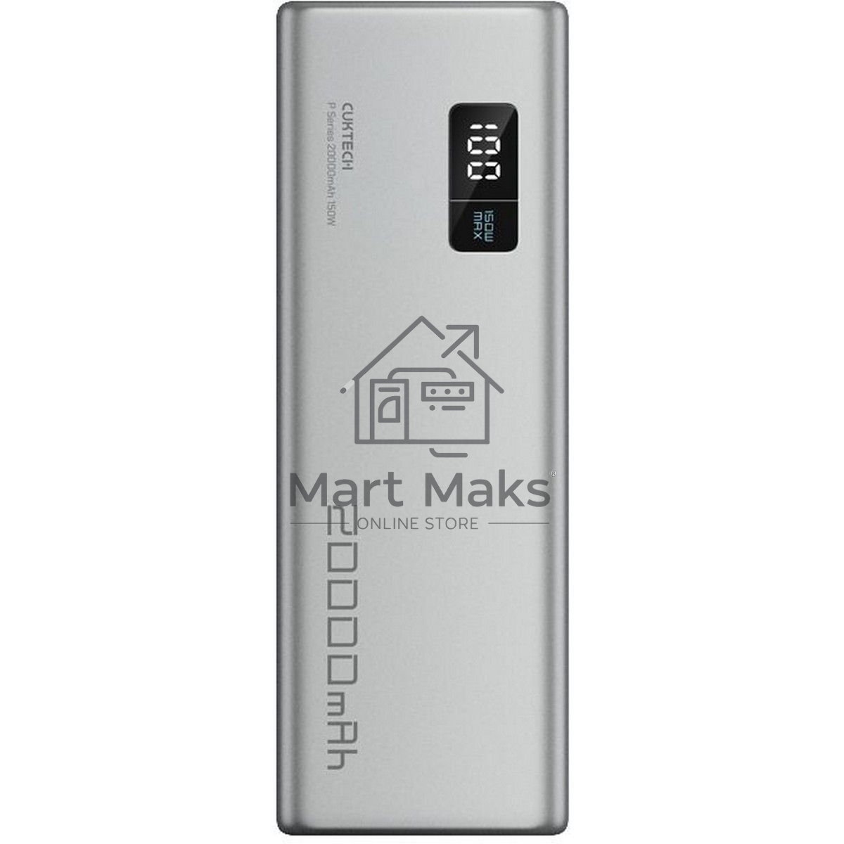 Портативный аккумулятор CUKTECH 20000mAh PB200P 150W Type-C x2, USB-A x1
