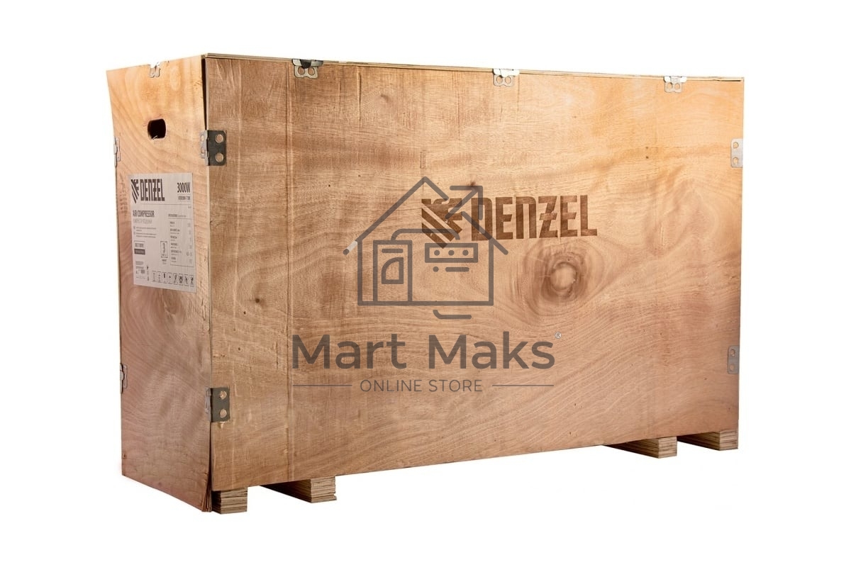 Компрессор воздушный Denzel рем. привод BCW3000-T/100, 3,0 кВт, 100 литров, 520 л/мин