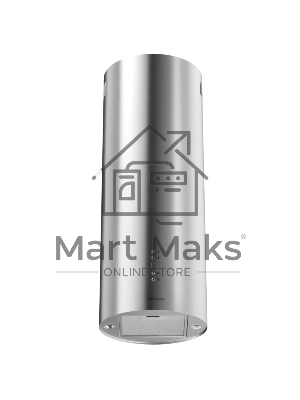 Вытяжка Kuppersberg, цилиндрическая, настенная, 35 см, электронное кнопочное управление, таймер, отвод/рециркуляция, 3 скорости, производительность 850 м3/ч, LED освещение, обратный клапан, уровень шума 68 дБ, угольный фильтр CF110 (опция), цвет нержавеющ