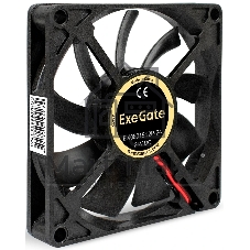 Вентилятор корпусной ExeGate EX08015S2P-24, 80 мм, 2500 об/мин, 30 дБ, 2-pin, без подсветки