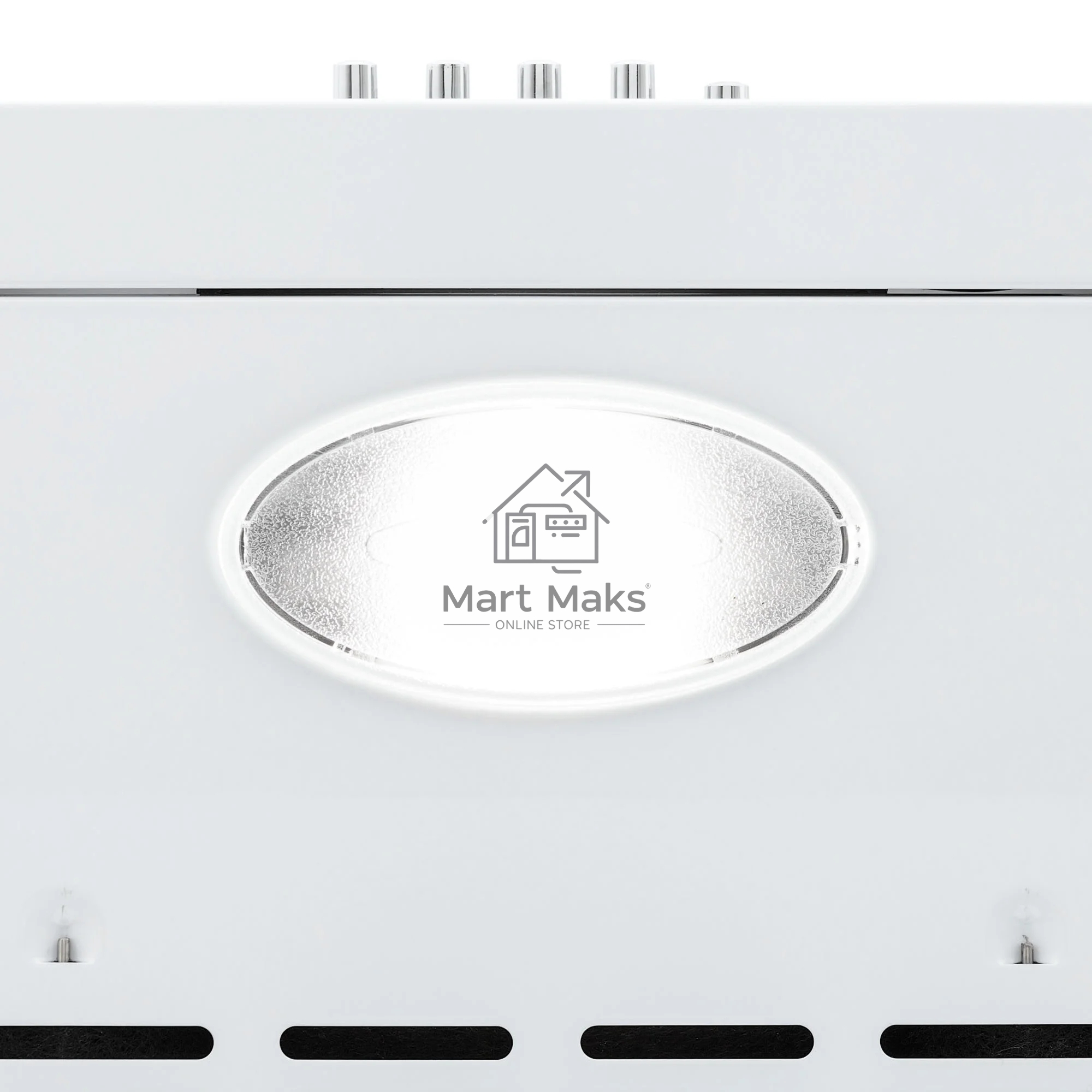 Вытяжка подвесная Krona Briana 600 Inox PB белый, 59.5 см, 460 куб. м/ч, 42 дБ