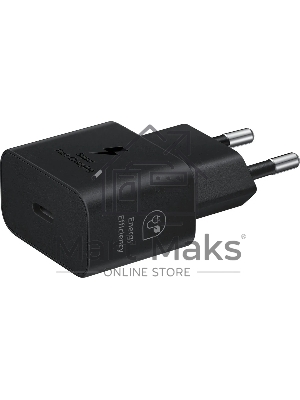 Сетевое зарядное устройство Samsung EP-T2510 25W Type-C черный + cable