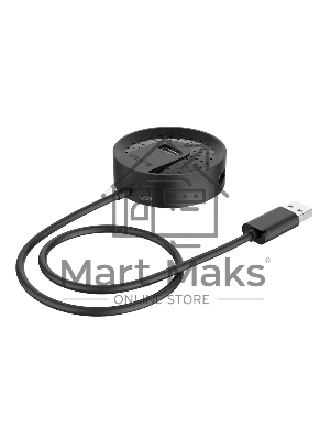 Разветвитель USB 2.0 A4Tech HUB-20 4порт. черный