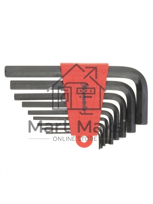 Набор ключей имбусовых Matrix 11226 HEX, 1,5–10 мм, CrV, 9 шт.