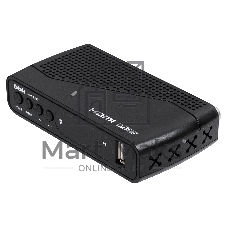 Приставка для цифрового ТВ BBK SMP028HDT2 черный, DVB-T2, DVB-T, HDMI, USB 2.0