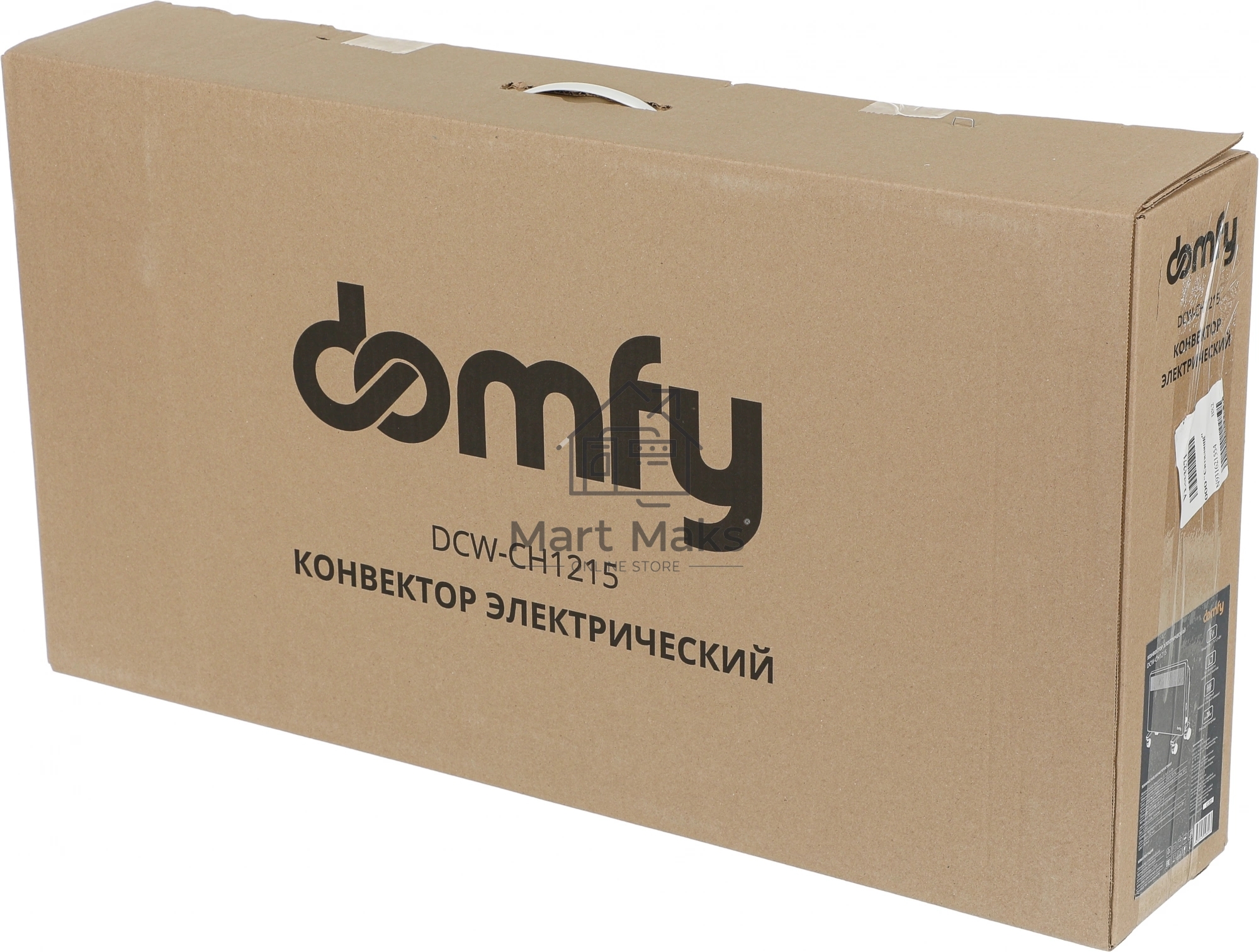 Конвектор Domfy DCW-CH1215 белый, 1500 Вт, 20 м2, термостат