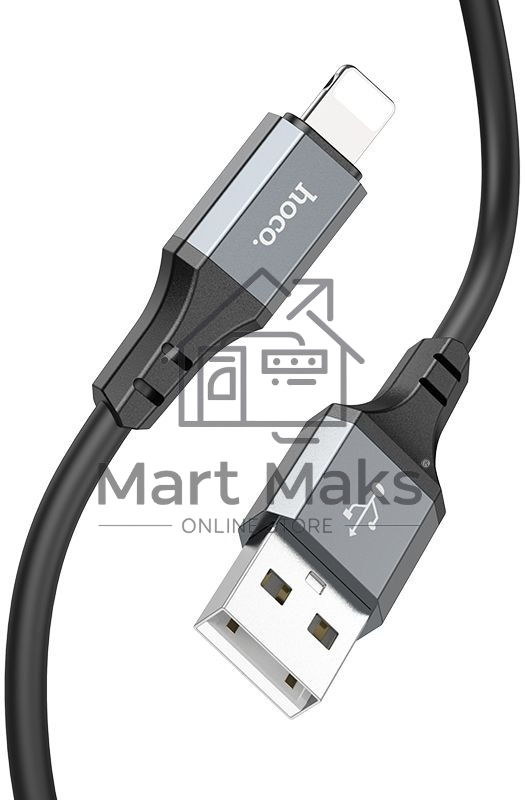 Кабель Hoco X92 Honest IP USB (m)-Lightning (m) 3м черный коробка