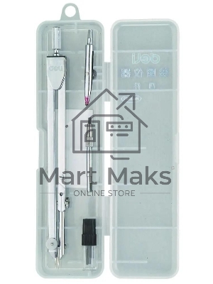 Циркуль Deli E8603, металл, в комплекте: грифель Циркуль Deli E8603, металл, в комплекте: грифель