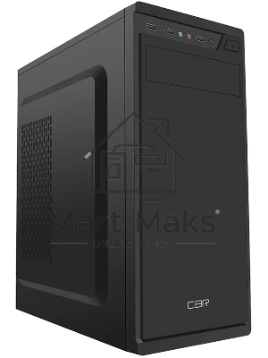 Компьютерный корпус CBR ATX Miditower J02, без БП, 1хUSB 3.0, 2хUSB 2.0, HD Audio+Mic, черный PCC-ATX-J02-WPSU