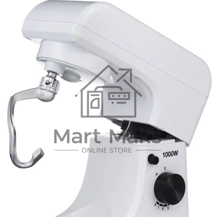 Миксер планетарный Hyundai HYM-S4451 1000 Вт, белый/черный