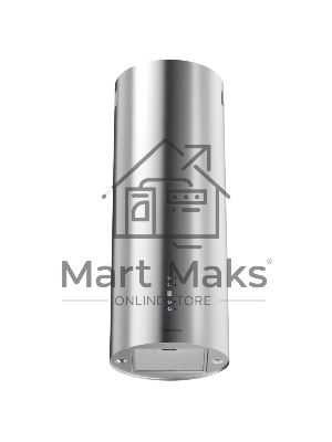 Вытяжка Kuppersberg, цилиндрическая, настенная, 35 см, электронное кнопочное управление, таймер, отвод/рециркуляция, 3 скорости, производительность 850 м3/ч, LED освещение, обратный клапан, уровень шума 68 дБ, угольный фильтр CF110 (опция), цвет нержавеющ