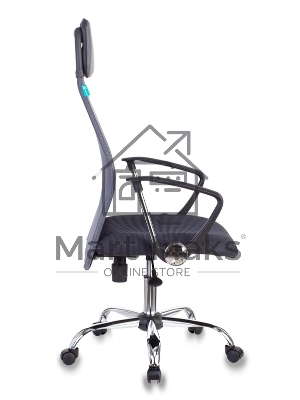 Кресло Бюрократ KB-6N/SL/DG/TW-12 TW-04 TW-12 серый, сетка