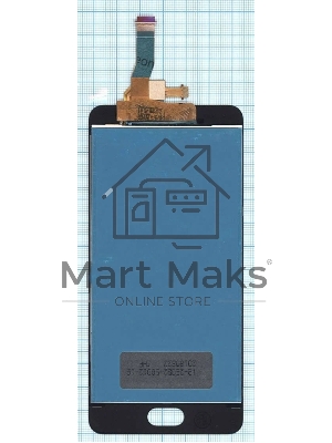 Дисплей для Meizu M5с, черный