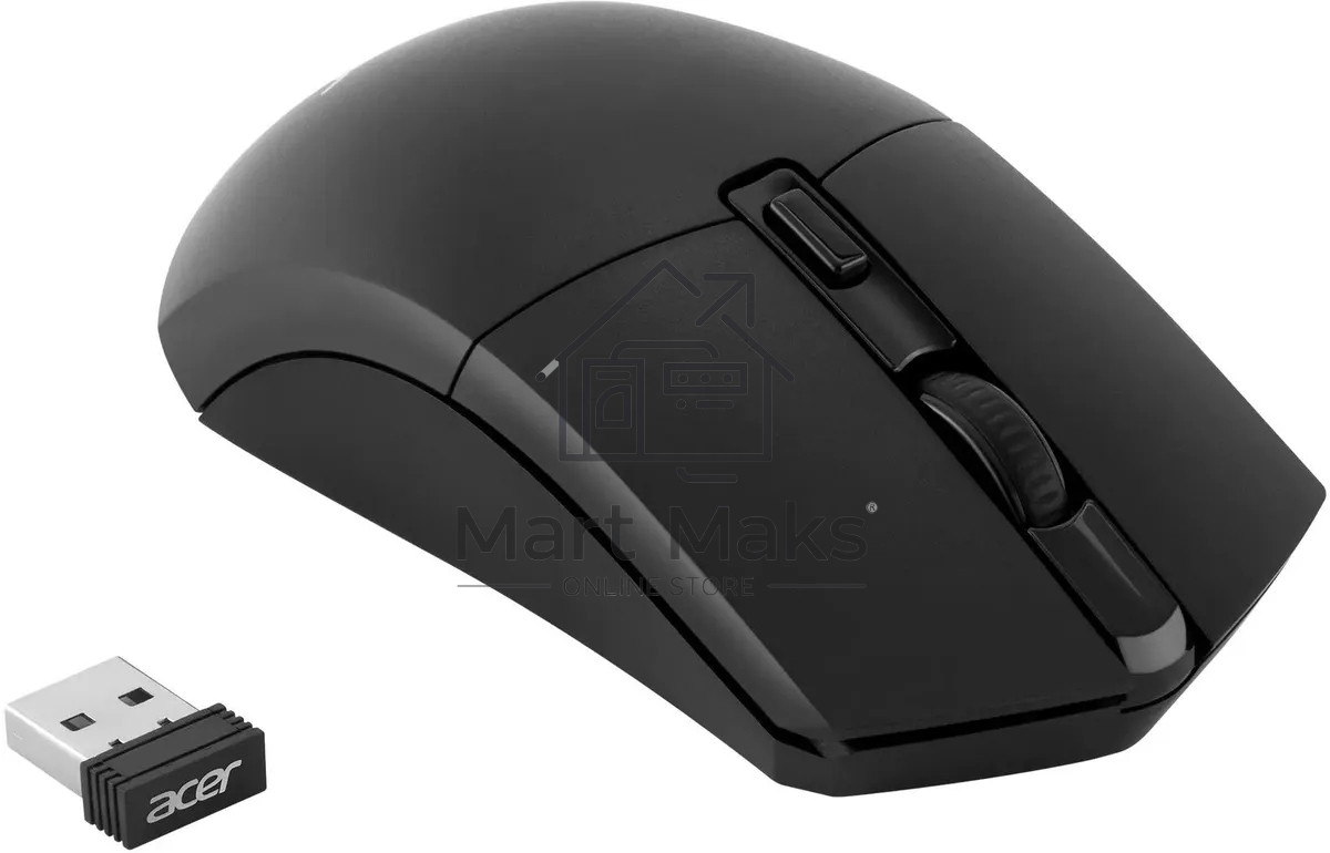 Клавиатура + мышь Acer OKR120 клав:черный мышь:черный USB беспроводная Multimedia