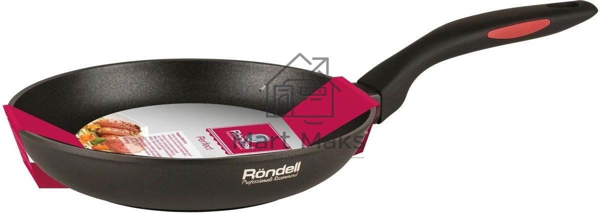 Сковорода Rondell Perfect RDA-1561, 28см, без крышки, черный