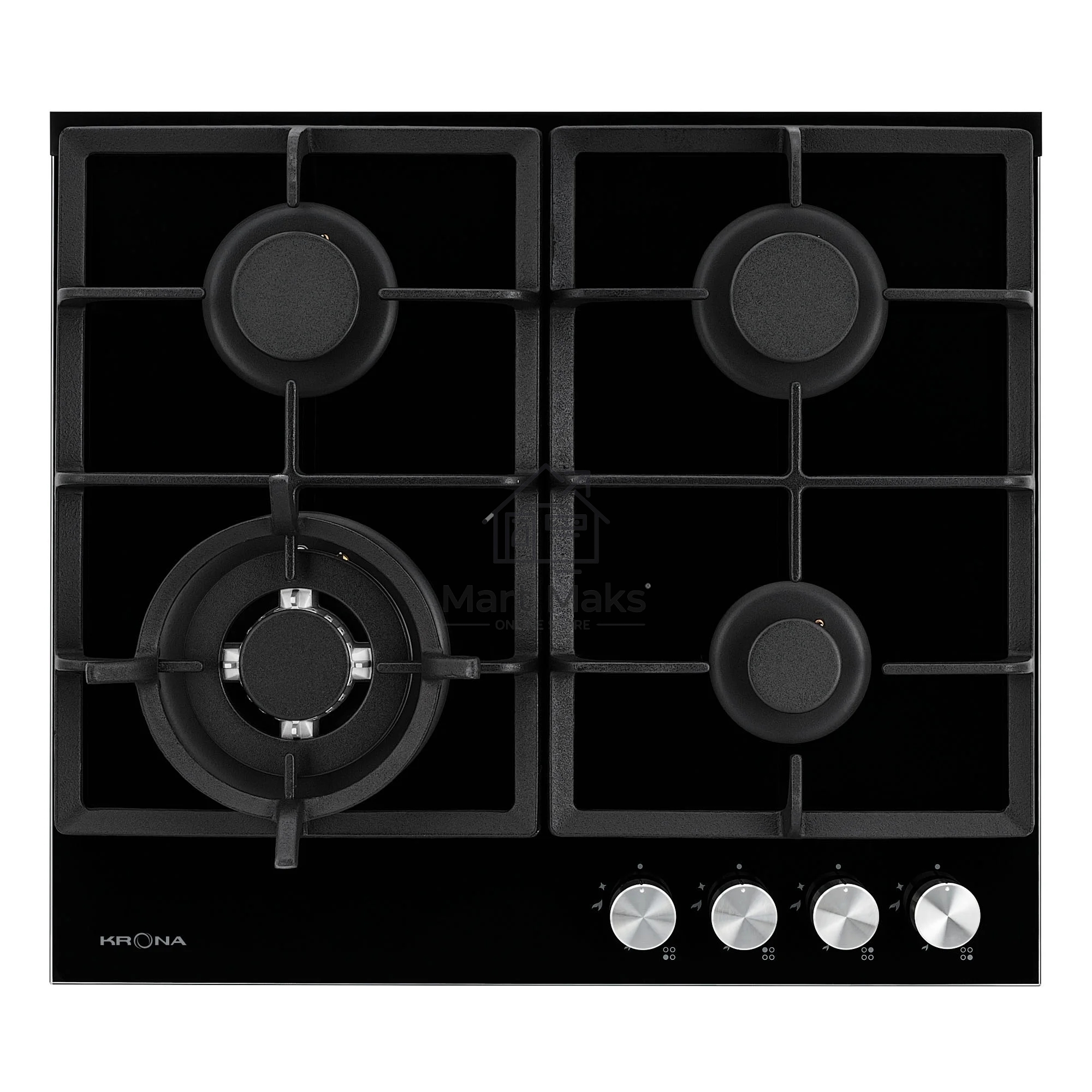 Газовая варочная панель Krona ALMA 60 BL черный