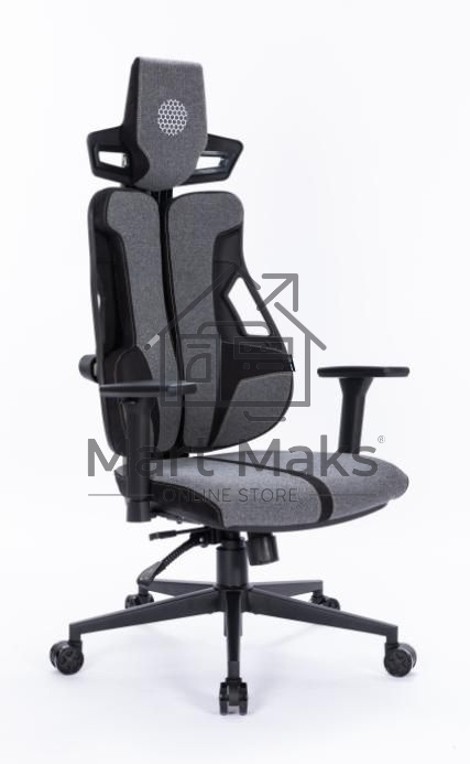 Кресло компьютерное Cactus CS-CHR-DUO-GYBK серый/черный