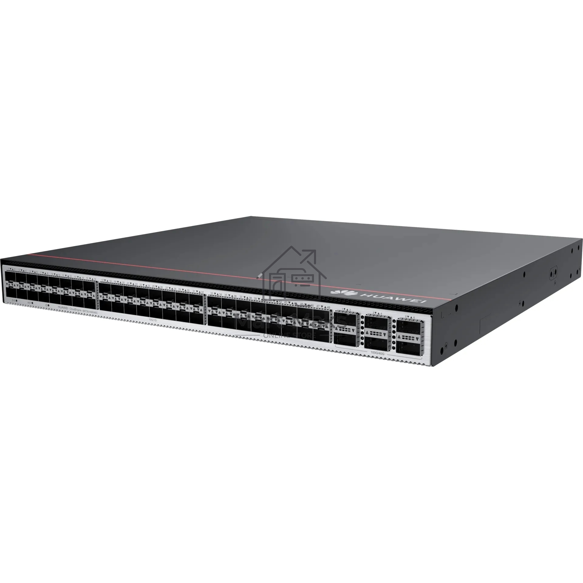 Коммутатор Huawei S6730-H48X6C (48*10GE SFP+, 6*40GE QSFP28, 2*600W (Back to Front), S67XX-H Series Basic SW)