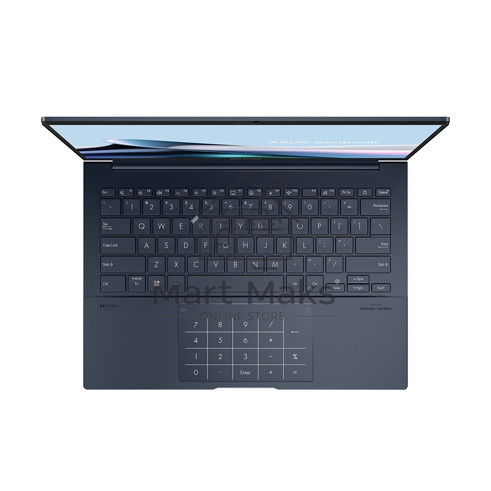 Ноутбук ASUS Zenbook 14 OLED UX3405CA-PP188 синий Intel Core Ultra 9 285H 3700MHz/14