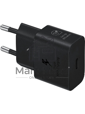 Сетевое зарядное устройство Samsung EP-T2510 25W Type-C черный + cable