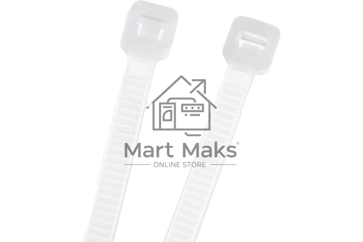 Нейлоновые стяжки FORTISFLEX КСС 4х150 мм белый 100 шт 49395