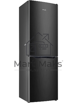 Холодильник Atlant XM 6623-159 черный металлик двухкамерный 182/159л морозилка снизу