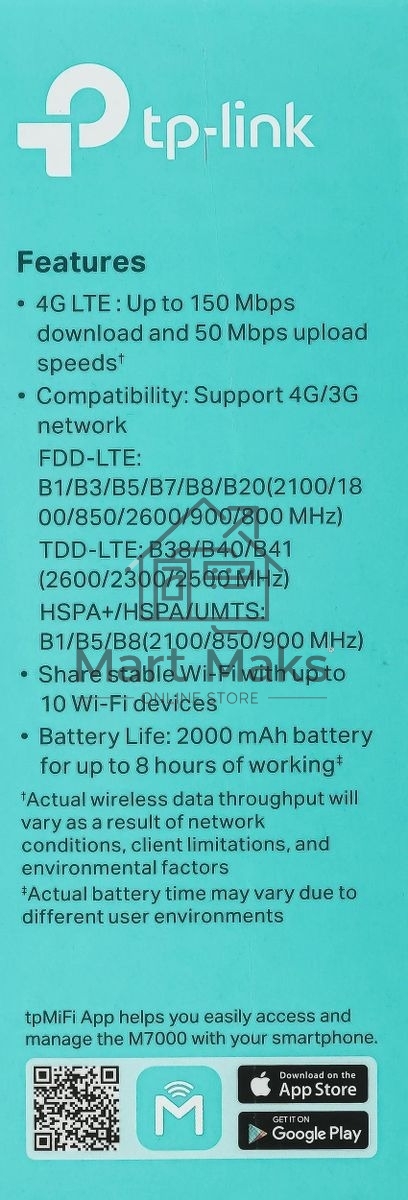 Мобильный Wi-Fi роутер TP-Link M7000