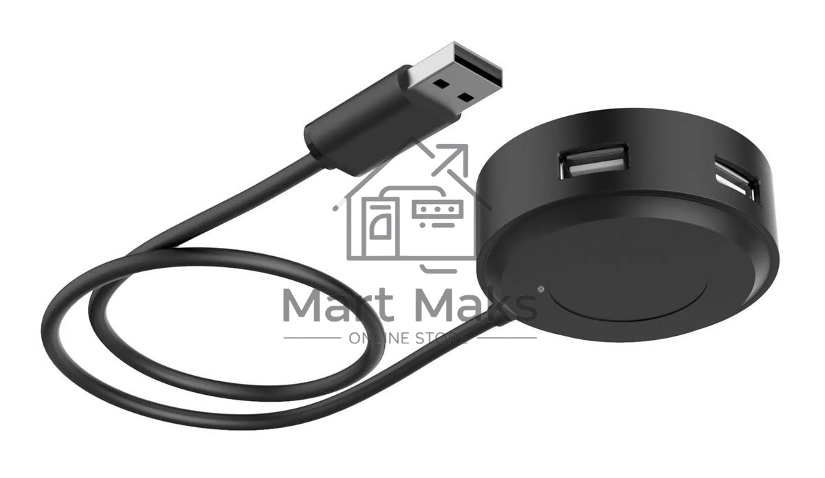 Разветвитель USB 2.0 A4Tech HUB-20 4порт. черный