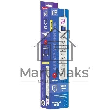 Фильтр-удл. PC сер. 5 м 6 р 16А SPG6-16-5М