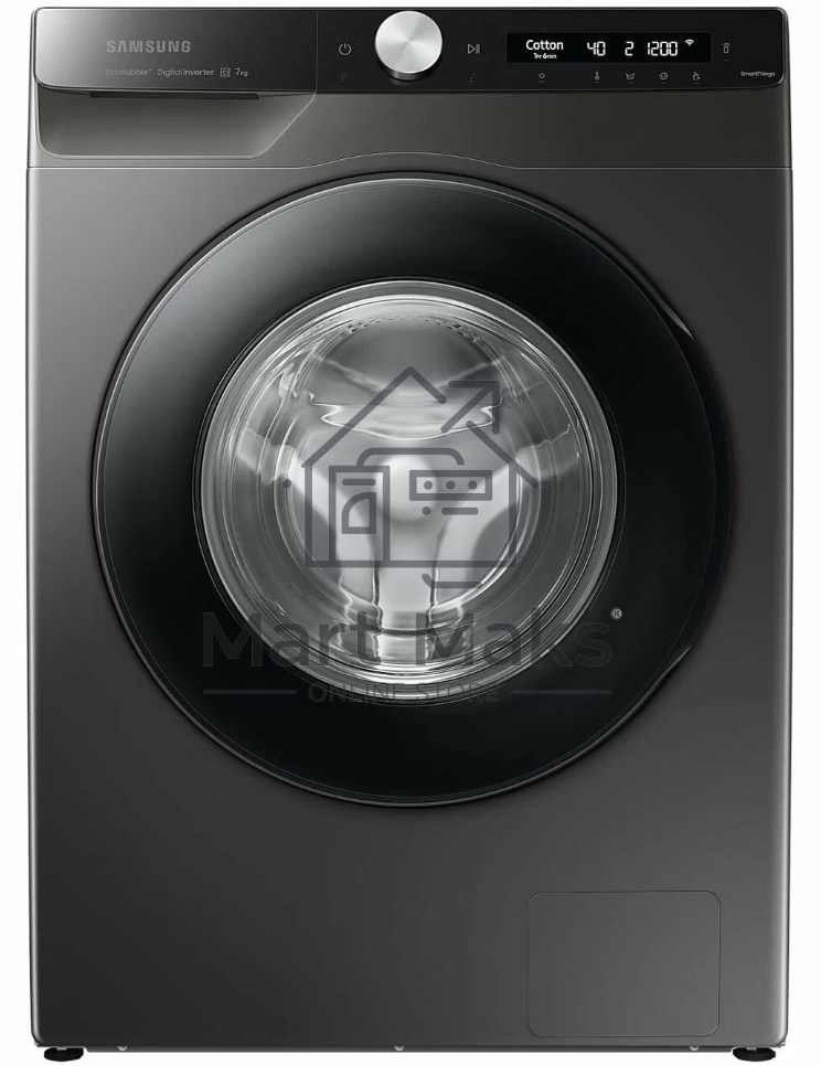 Стиральная машина Samsung WW80AG6S28AX/LD серая, загрузка фронтальная 8кг, 1200 об/мин., класс: A