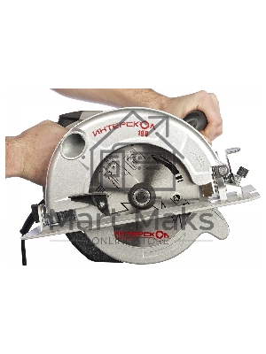 Пилы электрические дисковые, торцовочные, монтажны ИНТЕРСКОЛ ДП-190/1600М Пила дисковая 1600Вт,ф190мм,выс проп 63мм,4800о/м,5.6кг 97.1.1.20