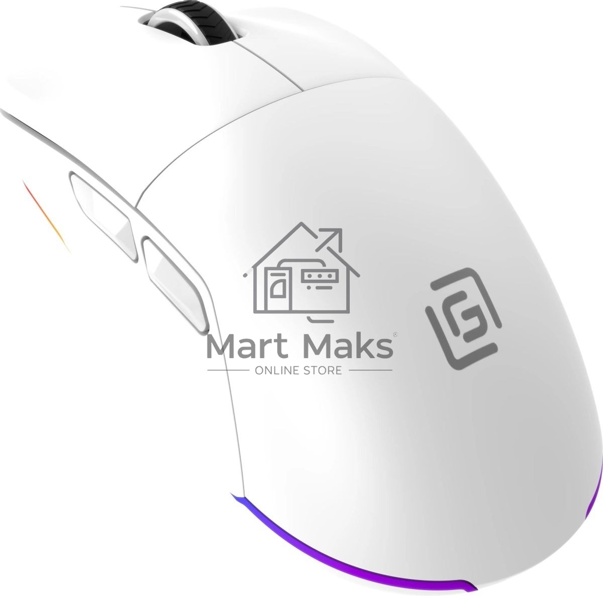 Мышь беспроводная Oklick 900GMW белый, 26000 dpi, радиоканал, Bluetooth, USB, кнопки - 6