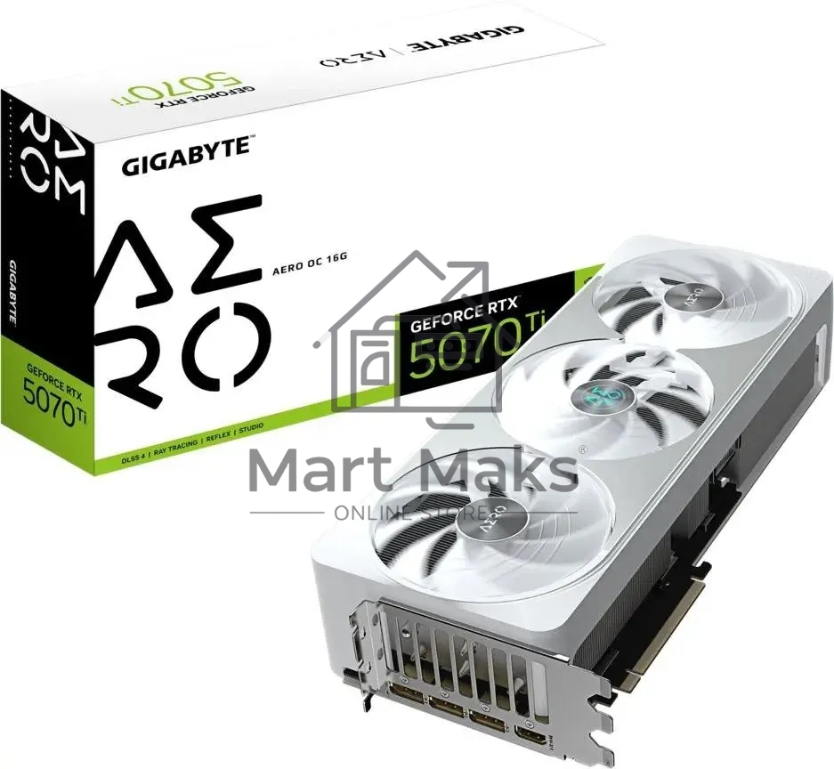 Видеокарта Gigabyte GV-N507TAERO OC-16GD 1.0 NV RTX5070TI 16Gb 256bit GDDR7 2805/28000/HDMIx1/