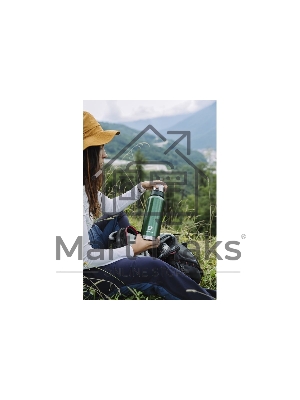 Термос Арктика 106-1200 зеленый, узкое горло 1,2л Узкое горло, 1,2л, американский дизайн, антивандальное покрытие, две чашки, холод/тепло 32ч