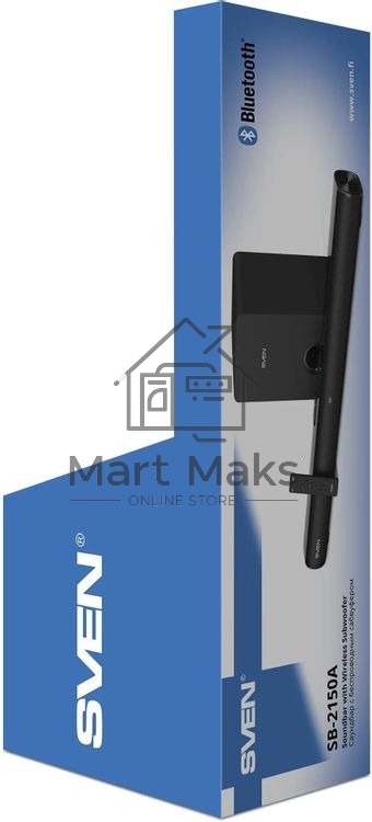 Саундбар SVEN SB-2150A черный (2 x 40W, Bluetooth сабвуфер 100W, пульт ДУ, LED-дисплей, HDMI, USB)