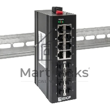 Коммутатор EKF TSX-U-8GX/SFP-8GT, 8×1 Гбит/с + 8×1 Гбит/с SFP, неуправляемый