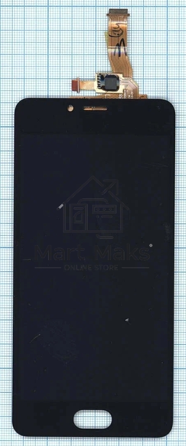 Дисплей для Meizu M5с, черный