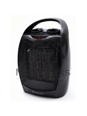 Тепловентилятор Neoclima PTC-07, черный, 750/1500 Вт, 20 м2, термостат