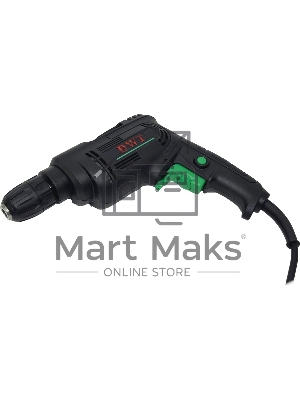 Дрель сетевая безударная DWT BMP04-10 C/450 Вт/до 3300 об.в мин/1.0-10 мм/реверс/кабель 2 м/черный (BMP04-10 C)