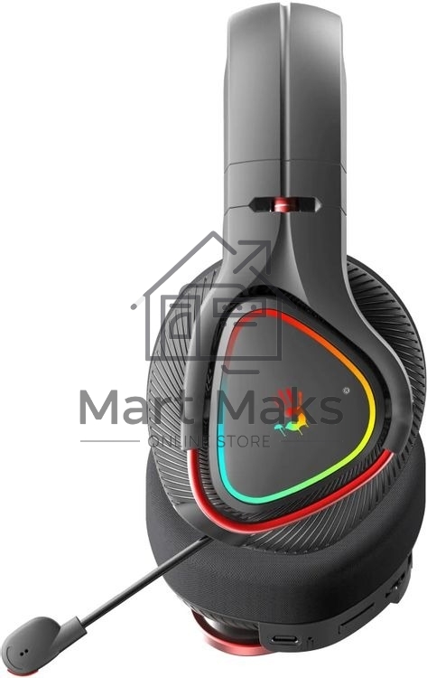 Гарнитура проводная с микрофоном A4Tech Bloody MR710 черный BT оголовье (MR710 BLACK)