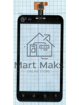 Сенсорное стекло (тачскрин) для ZTE V807 Blade C YZ-CTP465-FPC-V1, черное