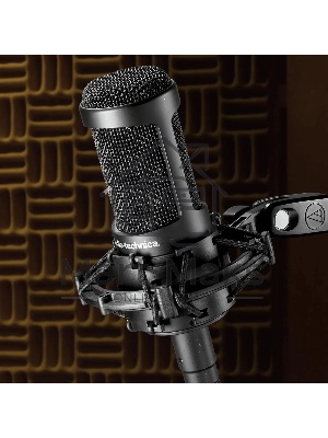 Микрофон проводной Audio-Technica AT2035 черный/черный