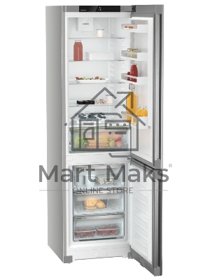 Холодильник Liebherr CNsfd 5703-22 001 Pure серебристый SteelFinish двухкамерный 266/94л морозилка снизу